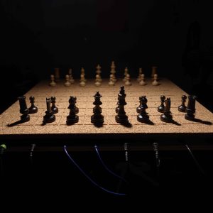 Sonic Chessboard, optical octophonic audio/cv panner (DIY kit)